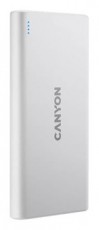 Canyon PB-108 10000mAh LiPo powerbank fehér (Lightning bemenet) Mobil / Kommunikáció / Smart - Powerbank / Külső akkumulátor és töltő - 496685