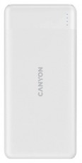 Canyon PB-109 10000mAh LiPo (Lightning bemenet) fehér power bank Mobil / Kommunikáció / Smart - Powerbank / Külső akkumulátor és töltő - 496687