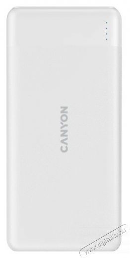 Canyon PB-109 10000mAh LiPo (Lightning bemenet) fehér power bank Mobil / Kommunikáció / Smart - Powerbank / Külső akkumulátor és töltő - 496687