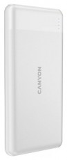 Canyon PB-109 10000mAh LiPo (Lightning bemenet) fehér power bank Mobil / Kommunikáció / Smart - Powerbank / Külső akkumulátor és töltő - 496687