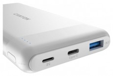 Canyon PB-109 10000mAh LiPo (Lightning bemenet) fehér power bank Mobil / Kommunikáció / Smart - Powerbank / Külső akkumulátor és töltő - 496687