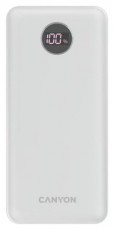 Canyon PB-2002 20000mAh LiPo fehér power bank Mobil / Kommunikáció / Smart - Powerbank / Külső akkumulátor és töltő - 496688