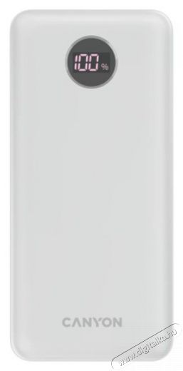 Canyon PB-2002 20000mAh LiPo fehér power bank Mobil / Kommunikáció / Smart - Powerbank / Külső akkumulátor és töltő - 496688