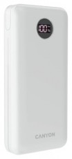 Canyon PB-2002 20000mAh LiPo fehér power bank Mobil / Kommunikáció / Smart - Powerbank / Külső akkumulátor és töltő - 496688