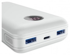 Canyon PB-2002 20000mAh LiPo fehér power bank Mobil / Kommunikáció / Smart - Powerbank / Külső akkumulátor és töltő - 496688