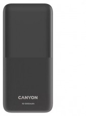 Canyon CNE-CPB1010B 10000mAh fekete powerbank Mobil / Kommunikáció / Smart - Powerbank / Külső akkumulátor és töltő - 496808