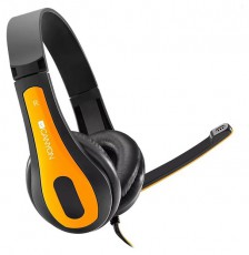 Canyon CNS-CHSC1 fekete-sárga headset Audio-Video / Hifi / Multimédia - Fül és Fejhallgatók - Fejhallgató mikrofonnal / headset - 496809