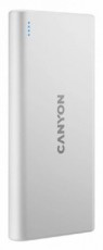 Canyon PB-106 10000mAh LiPo fehér power bank Mobil / Kommunikáció / Smart - Powerbank / Külső akkumulátor és töltő - 496788