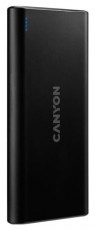 Canyon PB-106 10000mAh LiPo fekete power bank Mobil / Kommunikáció / Smart - Powerbank / Külső akkumulátor és töltő - 496787
