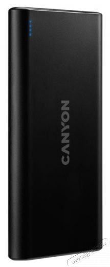 Canyon PB-106 10000mAh LiPo fekete power bank Mobil / Kommunikáció / Smart - Powerbank / Külső akkumulátor és töltő - 496787