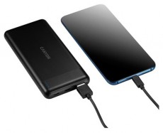 Canyon CNE-CPB1007B 10000mAh LiPo powerbank fekete (QC3.0) Mobil / Kommunikáció / Smart - Powerbank / Külső akkumulátor és töltő - 508598