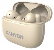 Canyon TWS-10 True Wireless Bluetooth barna fülhallgató Audio-Video / Hifi / Multimédia - Fül és Fejhallgatók - Fülhallgató - 507785