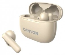 Canyon TWS-10 True Wireless Bluetooth barna fülhallgató Audio-Video / Hifi / Multimédia - Fül és Fejhallgatók - Fülhallgató - 507785