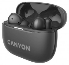 Canyon TWS-10 True Wireless Bluetooth fekete fülhallgató Audio-Video / Hifi / Multimédia - Fül és Fejhallgatók - Fülhallgató - 507787