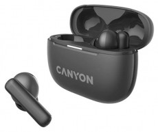 Canyon TWS-10 True Wireless Bluetooth fekete fülhallgató Audio-Video / Hifi / Multimédia - Fül és Fejhallgatók - Fülhallgató - 507787