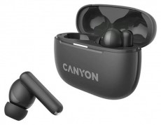 Canyon TWS-10 True Wireless Bluetooth fekete fülhallgató Audio-Video / Hifi / Multimédia - Fül és Fejhallgatók - Fülhallgató - 507787