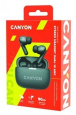 Canyon TWS-10 True Wireless Bluetooth fekete fülhallgató Audio-Video / Hifi / Multimédia - Fül és Fejhallgatók - Fülhallgató - 507787