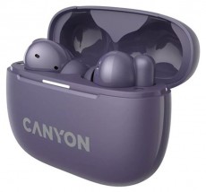 Canyon TWS-10 True Wireless Bluetooth lila fülhallgató Audio-Video / Hifi / Multimédia - Fül és Fejhallgatók - Fülhallgató - 507786
