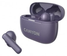 Canyon TWS-10 True Wireless Bluetooth lila fülhallgató Audio-Video / Hifi / Multimédia - Fül és Fejhallgatók - Fülhallgató - 507786