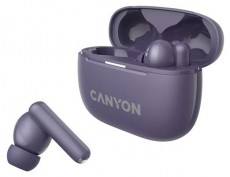 Canyon TWS-10 True Wireless Bluetooth lila fülhallgató Audio-Video / Hifi / Multimédia - Fül és Fejhallgatók - Fülhallgató - 507786