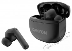 Canyon TWS-8 BT, fekete Audio-Video / Hifi / Multimédia - Fül és Fejhallgatók - Fülhallgató - 509917