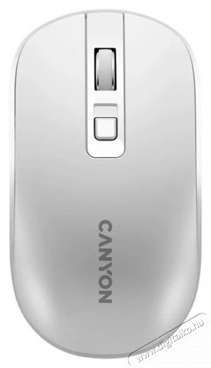 Canyon CNS-CMSW18 vezeték nélküli fehér optikai egér Iroda és számítástechnika - Egér - Vezeték nélküli egér - 514438
