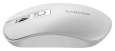Canyon CNS-CMSW18 vezeték nélküli fehér optikai egér Iroda és számítástechnika - Egér - Vezeték nélküli egér - 514438