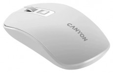 Canyon CNS-CMSW18 vezeték nélküli fehér optikai egér Iroda és számítástechnika - Egér - Vezeték nélküli egér - 514438