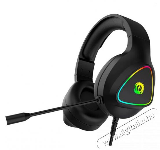 Canyon Shadder CND-SGHS6B fekete gamer headset Audio-Video / Hifi / Multimédia - Fül és Fejhallgatók - Fejhallgató mikrofonnal / headset - 515018