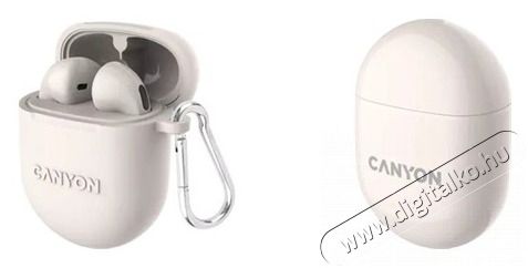 Canyon TWS-6 True Wireless Bluetooth barna f&uuml;lhallgat&oacute; Audio-Video / Hifi / Multim&eacute;dia - F&uuml;l &eacute;s Fejhallgat&oacute;k - F&uuml;lhallgat&oacute; - 515883
