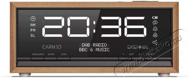 CARNEO C100, wood Audio-Video / Hifi / Multimédia - Rádió / órás rádió - Asztali rádió - 524492