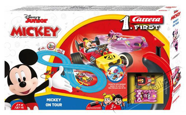 CARRERA FIRST Mickey on Tour 63046 aut&oacute;p&aacute;lya H&aacute;ztart&aacute;s / Otthon / K&uuml;lt&eacute;r - J&aacute;t&eacute;k / Sport - Kreat&iacute;v / k&eacute;szs&eacute;gfejlesztő j&aacute;t&eacute;k - 514287