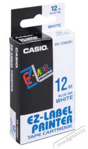 Casio XR 12 WEB1 Szalag címkenyomtató Iroda és számítástechnika - Címkenyomtató - Szalag címkenyomtatóhoz - 262130