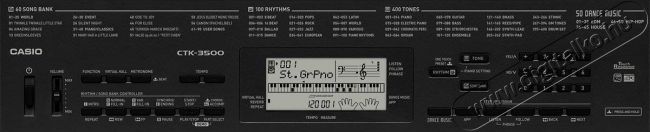 Casio CTK-3500 Normál billentyűs szintetizátor Újdonságok - Új termékek - 336016