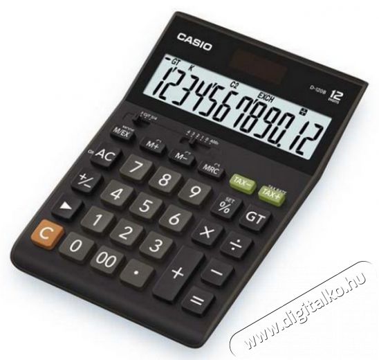 Casio D 120 B S számológép Iroda és számítástechnika - Számológép - Irodai - 300239