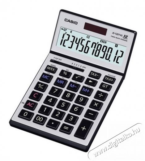 Casio JS 120 TVS SR Számológép Iroda és számítástechnika - Számológép - Irodai - 282069