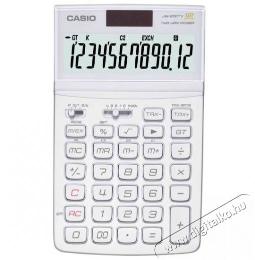 Casio JW 200 TW Számológép - fehér Iroda és számítástechnika - Számológép - Irodai - 282063