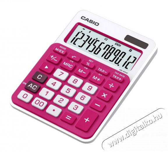Casio MS-20 NC/RD Számológép - piros Iroda és számítástechnika - Számológép - Irodai - 282066