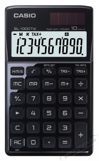 Casio SL 1000 TW BK számológép - fekete Iroda és számítástechnika - Számológép - Irodai - 300278
