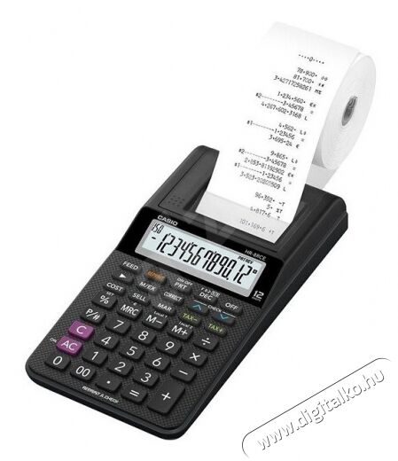 Casio HR 8 RCE BK szalagos számológép Iroda és számítástechnika - Számológép - Nyomtatós számológép - 325625
