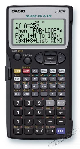 Casio FX 5800 P számológép Iroda és számítástechnika - Számológép - Tudományos - 278174