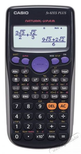 Casio FX-82ES Plus Számológép - fekete Iroda és számítástechnika - Számológép - Tudományos - 262094