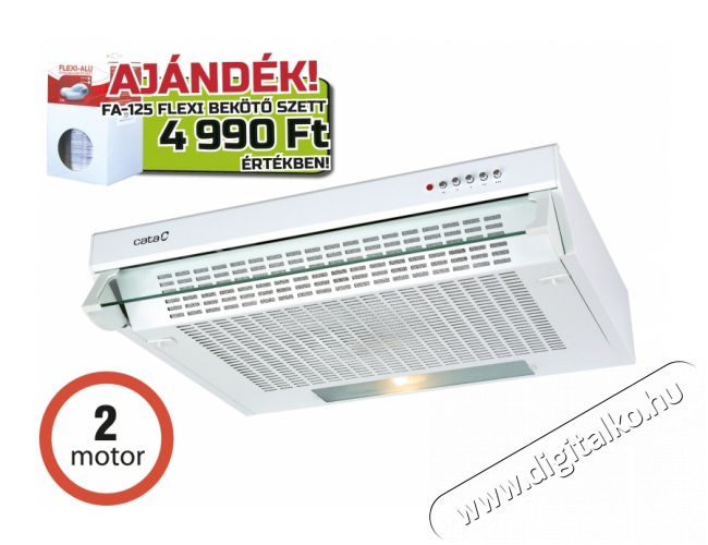 Cata F-2260 WH/L Páraelszívó Konyhai termékek - Páraelszívó - Hagyományos - 358242