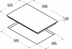 Cata I 6104 BK beépíthető indukciós főzőlap Konyhai termékek - Sütő-főzőlap, tűzhely (beépíthető) - Indukciós főzőlap (beépíthető) - 358273