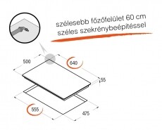 Cata LCI 6031 Gáz főzőlap - fekete Konyhai termékek - Sütő-főzőlap, tűzhely (beépíthető) - Gázfőzőlap (beépíthető) - 358309
