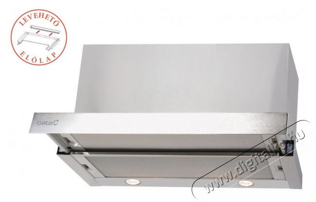 Cata TF-6600/A LED Kihúzható páraelszívó Konyhai termékek - Páraelszívó - Beépíthető / kihúzható - 358395