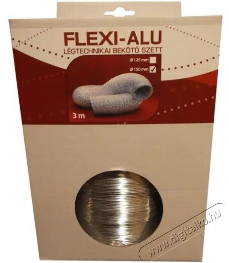 Cata FA-150/3 FLEXI-ALU bekötő szett páraelszívóhoz Konyhai termékek - Páraelszívó - Elszívó cső / bekötő szett - 354531