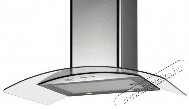 Cata GAMMA GLASS 900 GX/E LED fali páraelívó Konyhai termékek - Páraelszívó - Kürtős - 358248