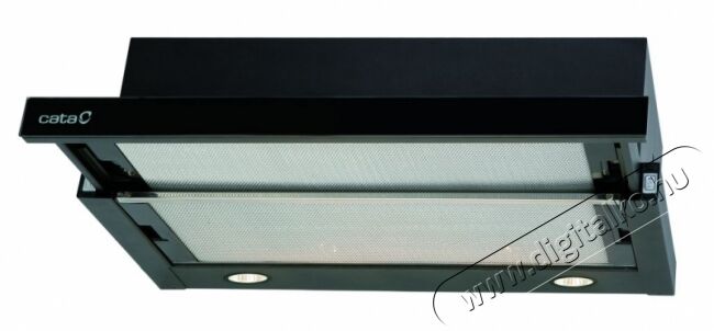 Cata TF-2003/60 LED teleszkópos páraelszívó - fekete Konyhai termékek - Páraelszívó - Beépíthető / kihúzható - 350934