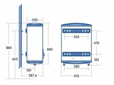 Cata CTRS-50 SLIM elektromos vízmelegítő Háztartás / Otthon / Kültér - Vízmelegítő / bojler / tároló - Vízmelegítő - 358238